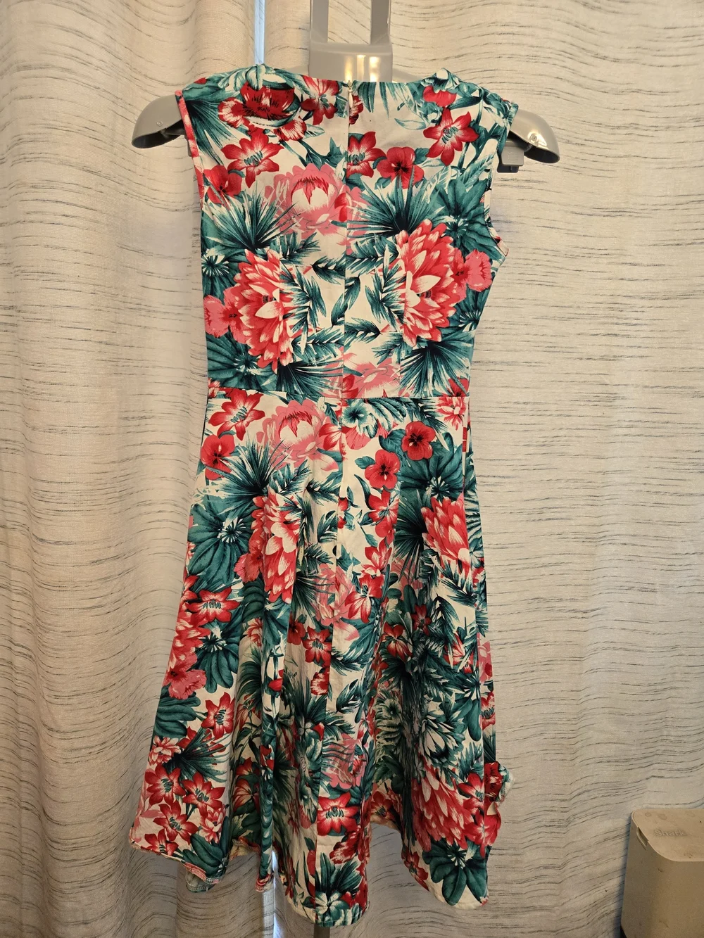 Mixinni Vintage Inspired 50s Floral Fit & Flare Skater Dress Size Small